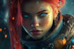 draw sci fi characters illustration