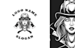 make creative mascot fireman firefighter logo