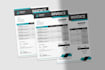 design custom invoice, letterhead, receipt, price list