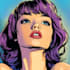 draw pop art in retro comic style