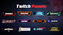 do animated twitch overlay, stream package, stream overlay