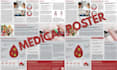 design research scientific poster, medical conference, infographics poster