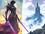 do dnd fantasy sci fi character or landscape illustration