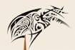 create a profesional tribal tattoo design