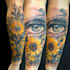 do sleeve tattoo design in geometric style