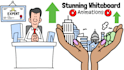 create custom whiteboard animation doodle explainer video