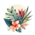 design botanical boho minimalist logo design