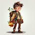 make 2d game character for game art