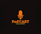 modern podcast logo design
