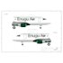 design aircraft livery and technical drawing