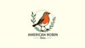 create outstanding american robin logo with express delivery