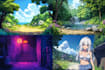 create an background anime any in style
