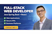 develop a full stack website with spring boot, react, and tailwind CSS