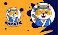 design unique, cute cat, pet, dog, animal mascot logo