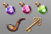create 2d game asset,icon,sprite,splash screen