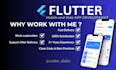 develop a high level flutter mobile app