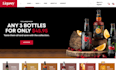 design wine shopify store liqour store juice store beverages website wine store