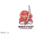 do mascot fighter martial art logo