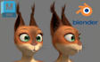 create stylized 3d animated cartoon character design rigged 3d character model