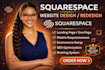 squarespace website redesign squarespace website design squarespace landing page
