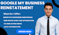 reinstate and fix google my business suspended   profile reinstate suspended gmb