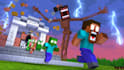 create epic 3d minecraft monster animation  for youtube tiktok reels