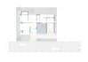 render architectural plan, elevation, section in photoshop