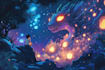 create a fantasy illustration
