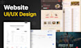 do figma website design, figma website ui ux design, ui ux design