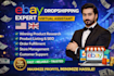 do expert ebay dropshipping research and optimization