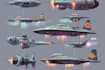 make concept art spaceship or vehicle design