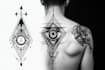 make a geometric tattoo design