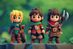 draw 2d game characters and game assets