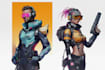 design an sci fi or cyberpunk character artwork