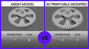 create, convert and optimize 3d models, stl for 3d printing