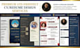design modern business cards, resumes, and social media visuals