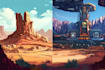 create environment concept art