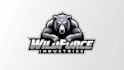 do modern professional grizzly bear mascot logo