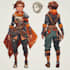do dnd character art and game character concept art