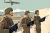 draw military themed illustrations