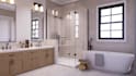 do 3d kitchen interior design and 3d render
