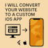 convert website to custom app