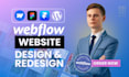 do website on webflow, design and development
