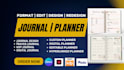 design redesign christian journal canva journal kdp journal canva planner