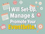 set up, manage and promote your eventbrite, event planning