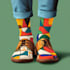 draw sublimation all type of unique socks design and pattern