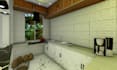 design modern 3d interior for bedroom, kitchen, office and bathroom