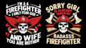 design high quality firefighter logo with express delivery