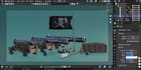 create realistic or stylized game ready 3d weapons for unity, unreal or godot