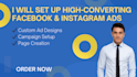 meta ads setup and custom ad design  boost conversions